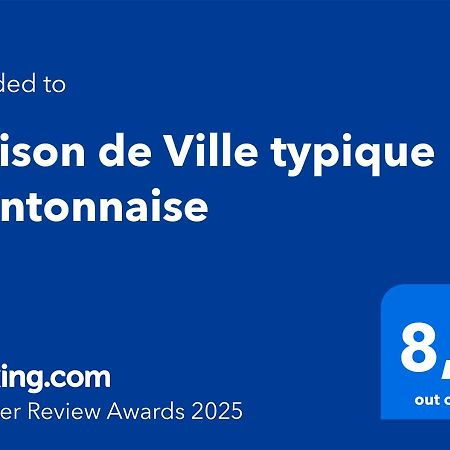 Maison De Ville Typique Mentonnaise Exterior photo