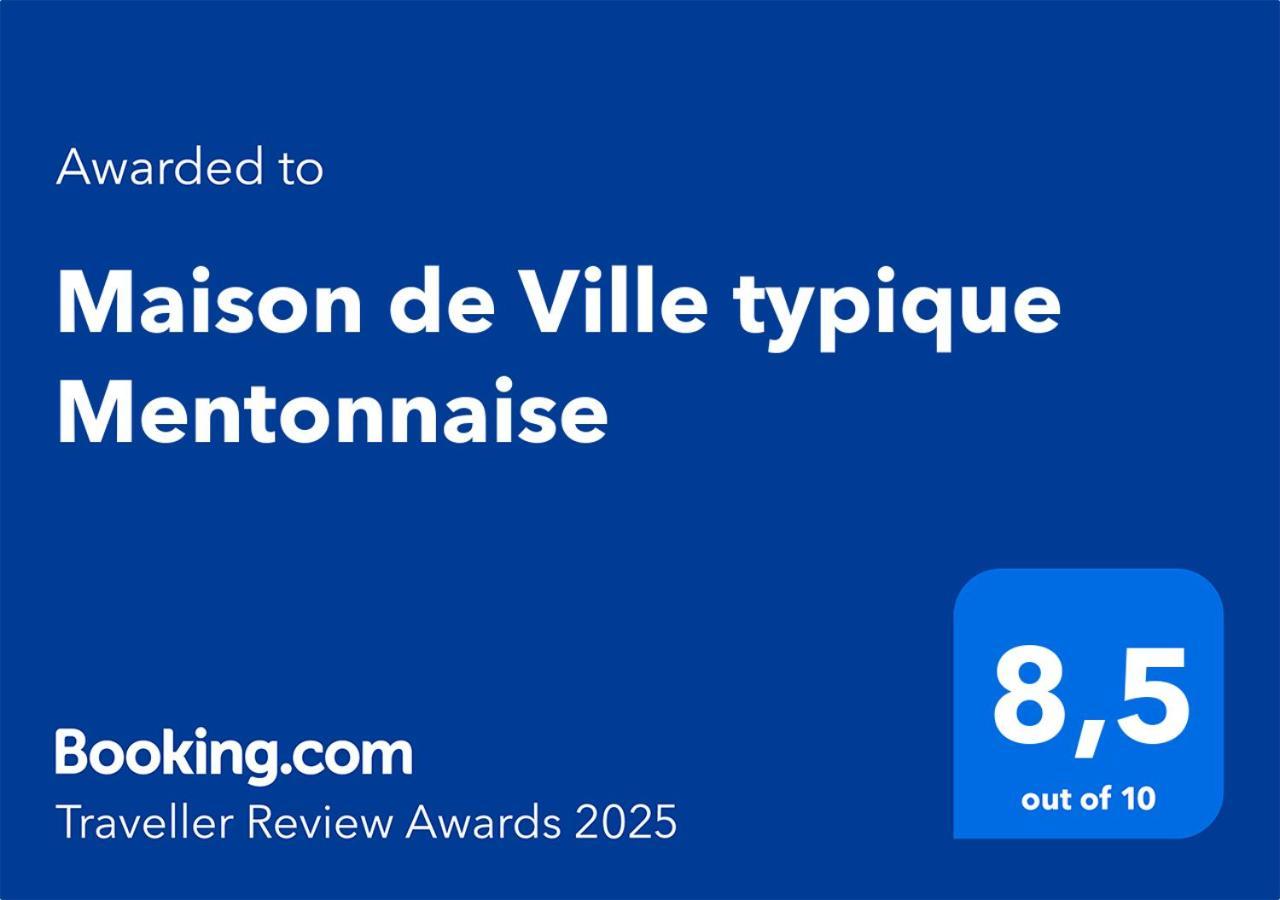Maison De Ville Typique Mentonnaise Exterior photo